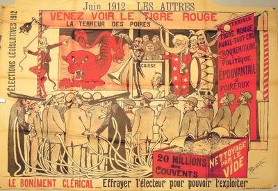 Roger Baumont Elections 1912 - le terrible tigre rouge