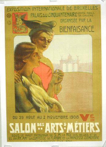 FRIADT Ve Salon des Arts & Métiers Bruxelles 1908