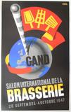 VERBAERE Salon international de la Brasserie Gand 1947