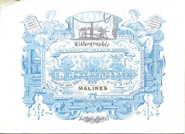 Malines lithographie Seldenslach