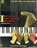 AGUIRRE Concurso International Piano Bilbao 1961
