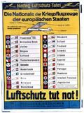 Die Nationale der Kriegsflugzeuge der europäischen Staaten