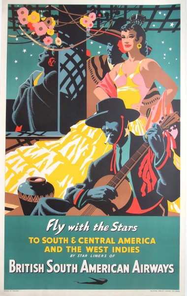 British South American Airways - Fly with the stars