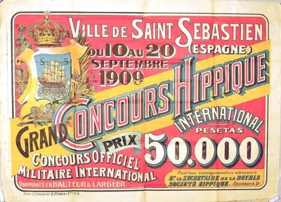 Saint Sebastien 1909 Grand concours hippique