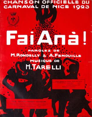 VAYROLATTI Fai Ana! carnaval de Nice 1923