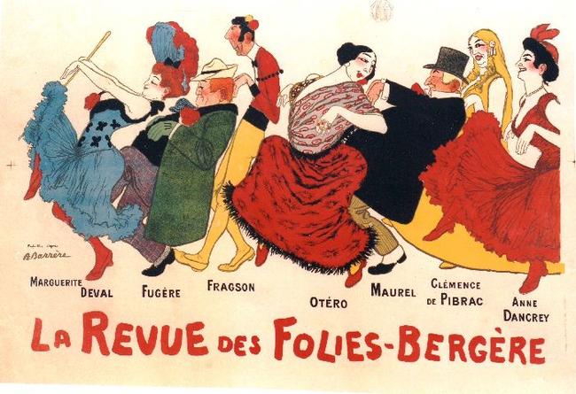 BARRERE LA REVUE DES FOLIES-BERGERE