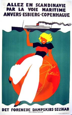 Allez en Scandinavie par la voie maritime