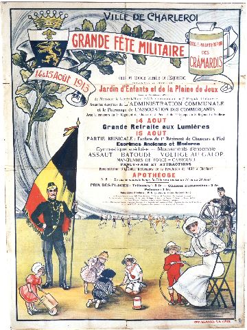 Charleroi Grande Fête militaire 1913