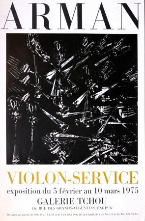 Arman  Violon-Service Galerie Tchou