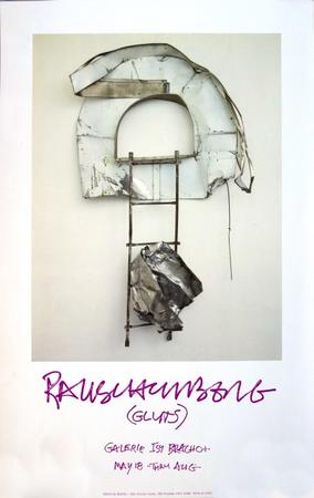 Rauschenberg (Gluts) galerie Isy Brachot 1988