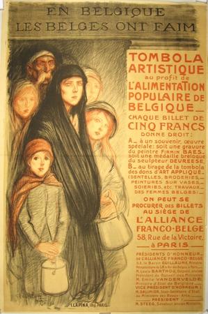 En Belgique les Belges Ont Faim STEINLEN