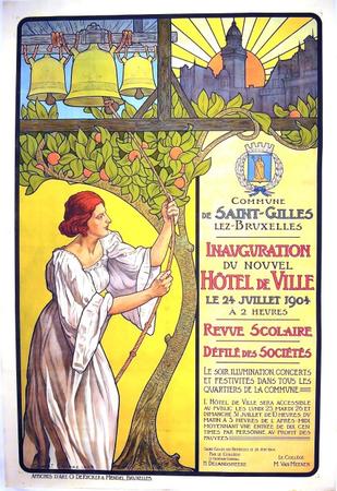 COMBAZ Inauguration du Nouvel Hôtel de Ville Saint-Gilles