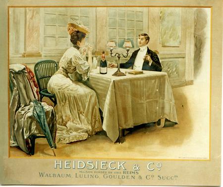 Champagne Heidsieck couple