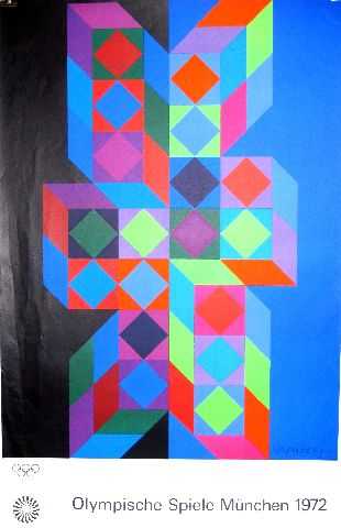 Victor Vasarely Olympische Spiele München 1972