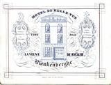 Blankenberghe hôtel de Belle-Vue