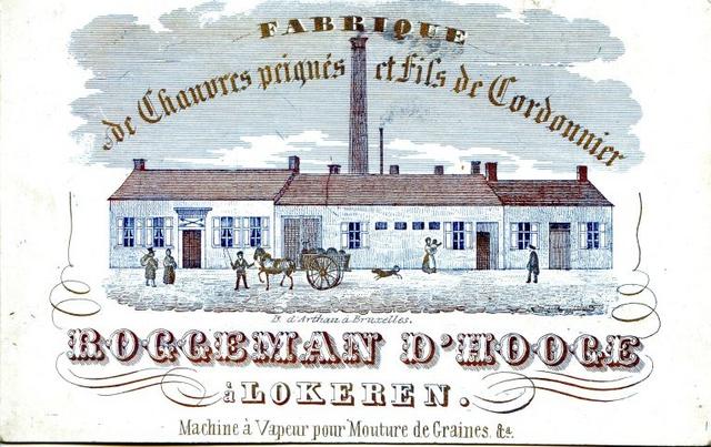 Lokeren fabrique de chanvres Roggeman d'Hooge