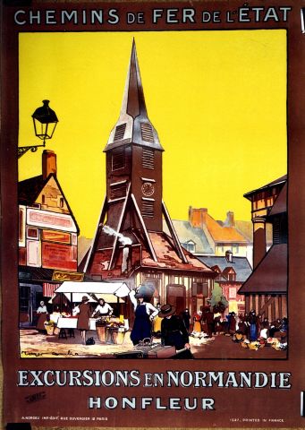 Roger SOUBIE Excursions en NORMANDIE - HONFLEUR