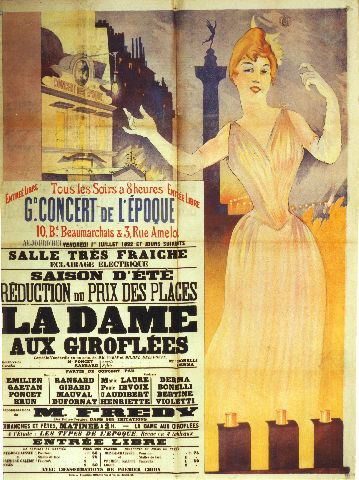 Gd CONCERT de l'EPOQUE "LA DAME AUX GIROFLEES"