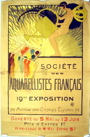 BOUTET DE MONVEL 19e expo Société Aquarellistes Français