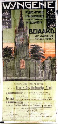 Wyngene Inhulding nieuwen Beiaard 1927