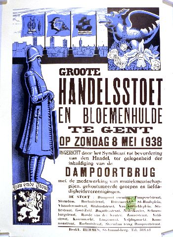 MERLEVEDE Groote Handelsstoet Gent 1938