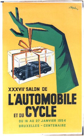 Caplan 37e Salon de l'Automobile Bruxelles 1954