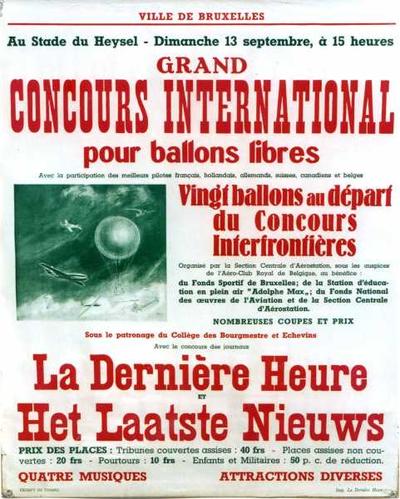 Thys - Grand concours international pour ballons libres