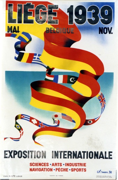 OLMAN Liège 1939 - exposition internationale
