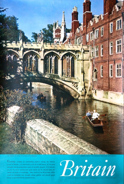 BRITAIN - Cambridge, the bridge of Sighs and River Cam