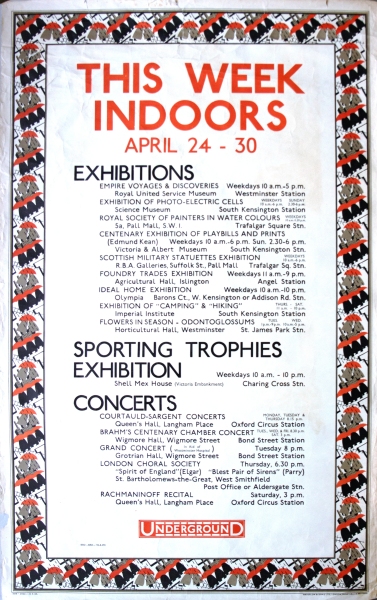 This week indoors April 1933 - Underground