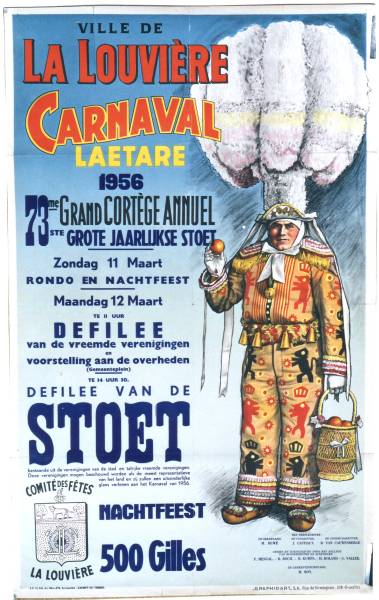 GRAPHIDART La Louvière - Carnaval Laetare 1956