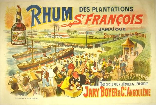 Rhum des plantations St François Jamaïque