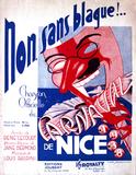 SERRACCHIANI Non sans blague! carnaval de Nice 1938
