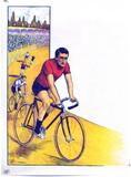 (stock) coureur cycliste