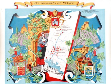HETREAU Les vignobles de France Côtes du Rhône