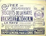 Biscuits DE LA HAYE marque ENSVELT NICOLA