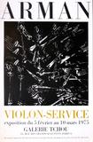 Arman  Violon-Service Galerie Tchou