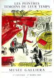 Chagall Les peintres témoins de leur temps Musée Galliera 1963