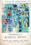 Dufy Honfleur - Hommage à Dufy 1954