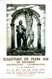 Photo Dumeunier Sculpture de plein air Maison d'Erasme 1956