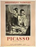 Picasso Bibliothèque Nationale Picasso l'oeuvre gravé 1955