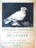 Picasso congrès mondial des partisans de la paix 1949