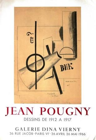Pougny dessins de 1912-1917 Galerie Dina Vierny 1966