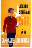 Accueil Souriant Campagne de Courtoisie 1958