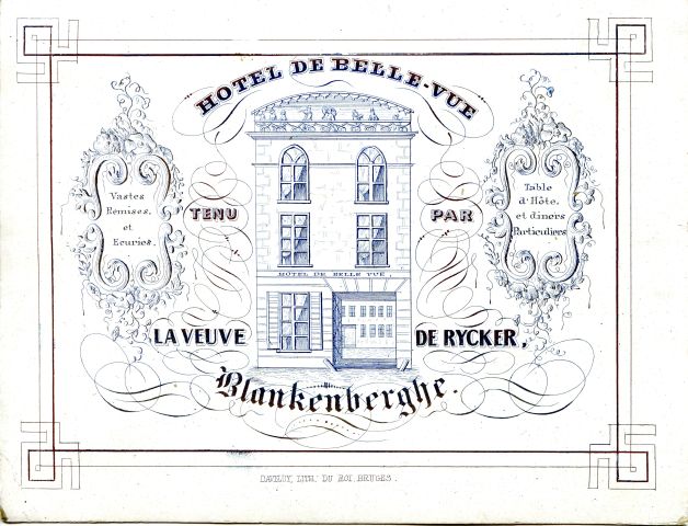 Blankenberghe hôtel de Belle-Vue