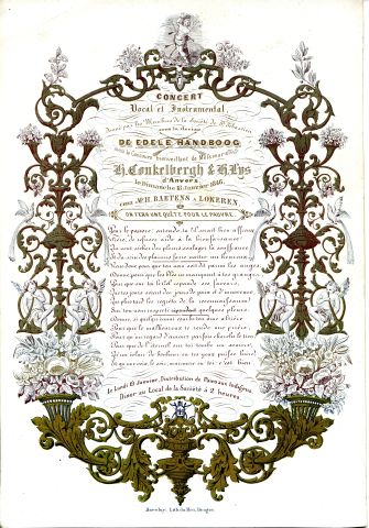 Lokeren Société de St. Sébastien - Concert 1846