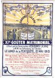 Ecaussines-Lalaing - XIe Goûter Matrimonial 1911