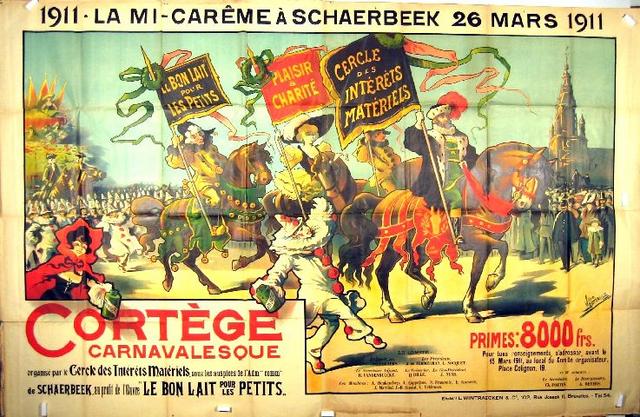 BATTAILLE Schaerbeek carnaval 1911