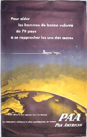 PAA PAN AMERICAN - Pour aider les hommes...
