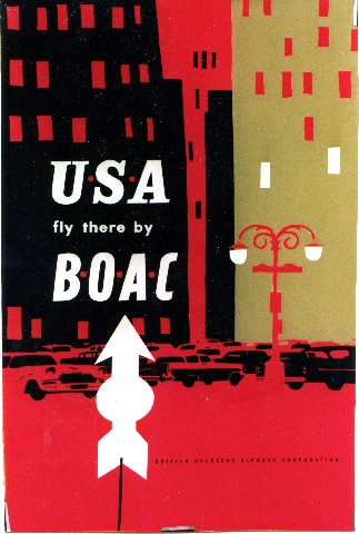 USA - Fly there by BOAC